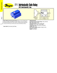 Thumbnail of document Data Sheet - SSR-15 Intrinsically Safe Relay